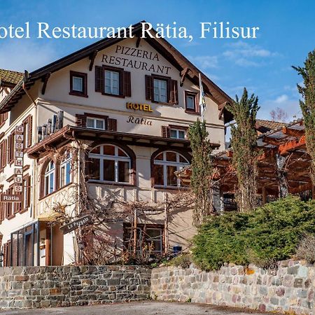 Hotel Restaurant Raetia Filisur Buitenkant foto