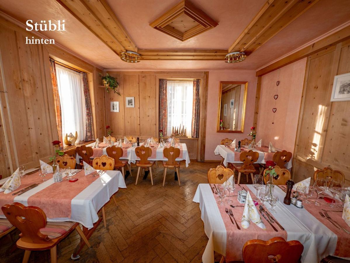 Hotel Restaurant Raetia Filisur Buitenkant foto